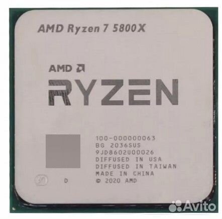 Процессор AMD Ryzen 7 5800X BOX 100-100000063WOF