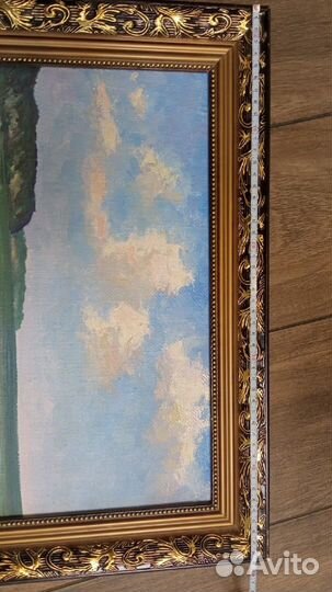 Картина маслом в багете 