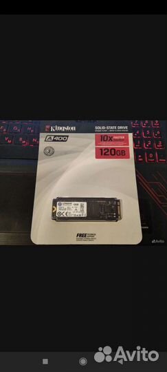 SSD m.2 Kingston 120 Гб+переходник на SATA 3