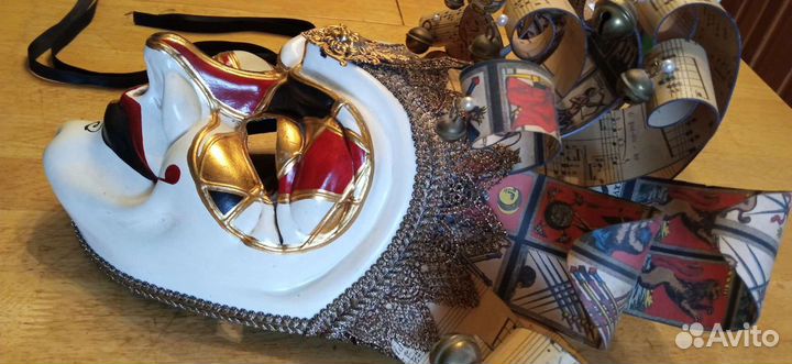 Маска венецианская маскарадная. Ручная работа