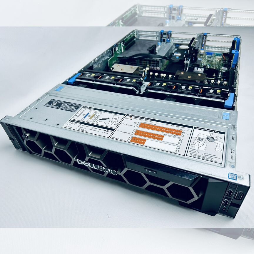 [H730P] Сервер Dell Poweredge R740xd 24sff Perc 2gb H730p