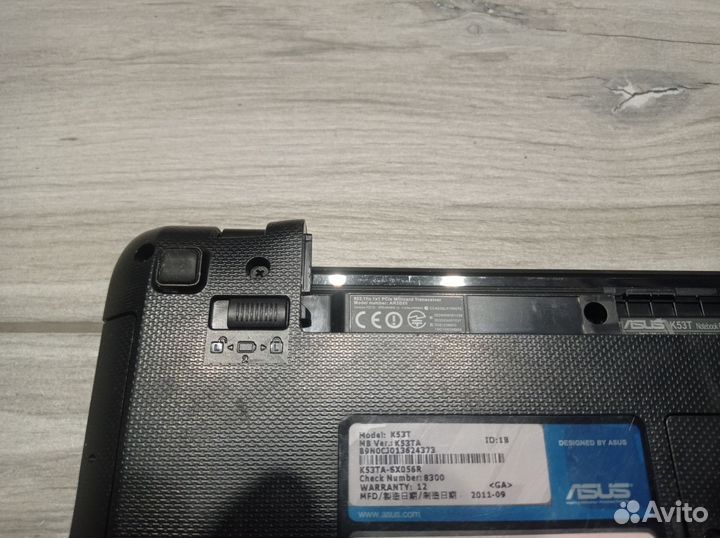 Ноутбук asus k53t