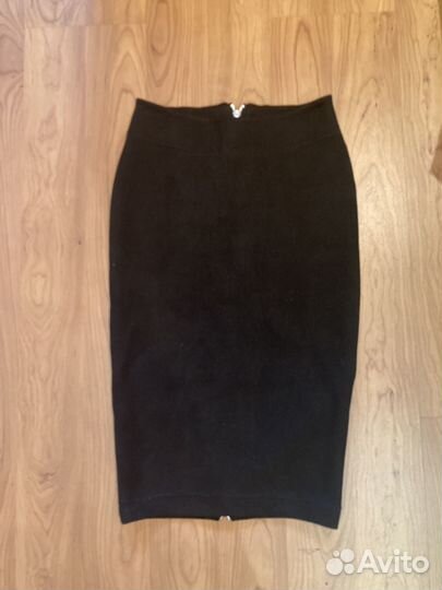 Юбка карандаш замшевая миди Manic