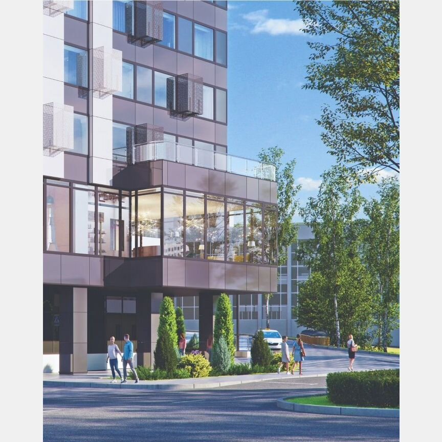 1-к. апартаменты, 37,3 м², 25/30 эт.