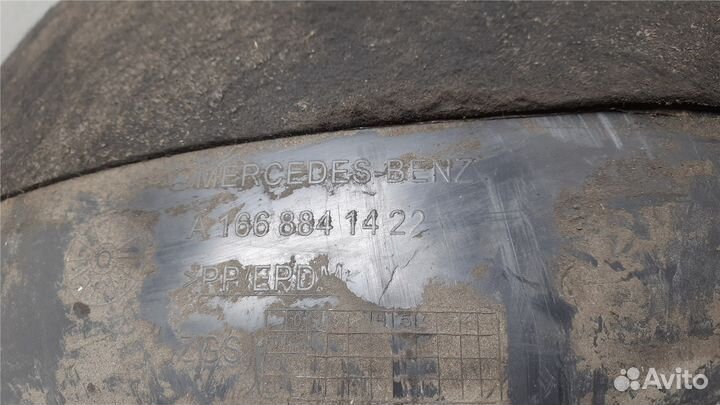 Защита арок (подкрылок) Mercedes ML W166 2011, 2013