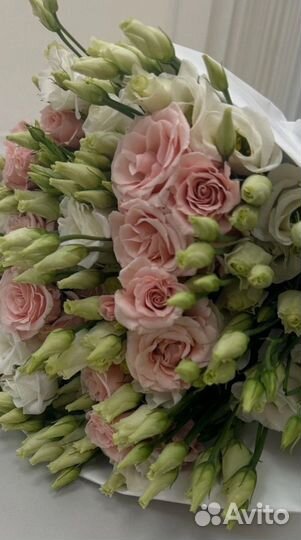 Роза,хризантема, эустома