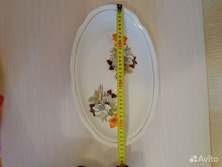 Блюдо керамика СССР сервантного использования