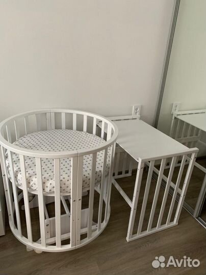 Кроватка трансформер с маятником 9 в 1