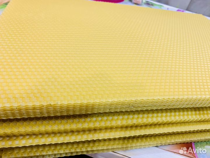 Натуральная вощина для свечей 26Х40