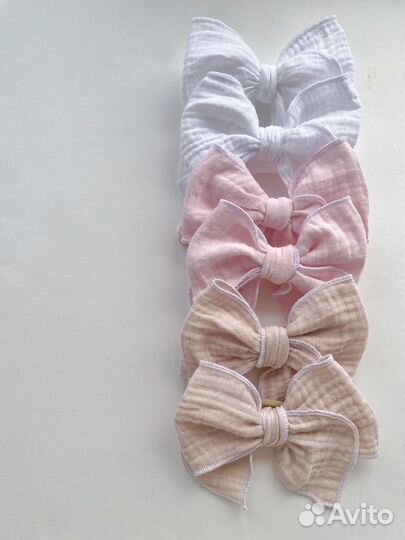 Повязка с бантиком, резинки, заколки