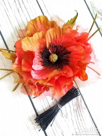 Тычинки для изготовления цветов из ткани и глины