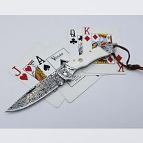 Нож складной из дамаска, Грозный