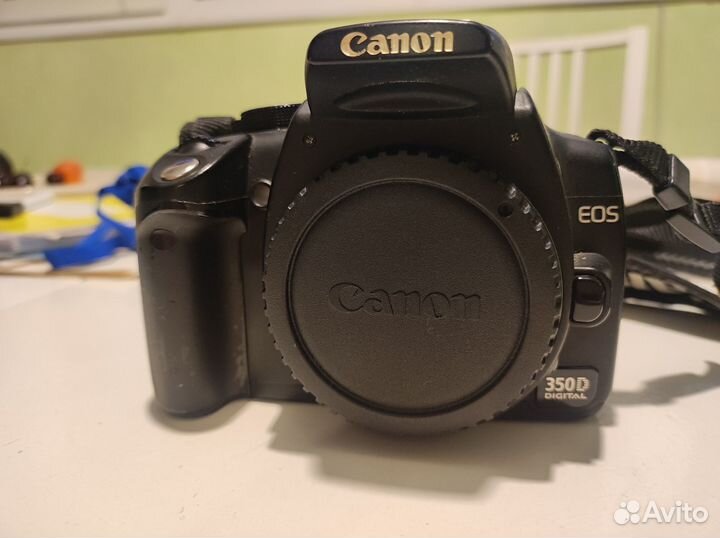 Canon eos 350d + объектив 50мм 1,8