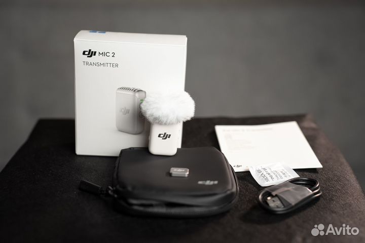 Микрофон как новый DJI mic II transmitter белый