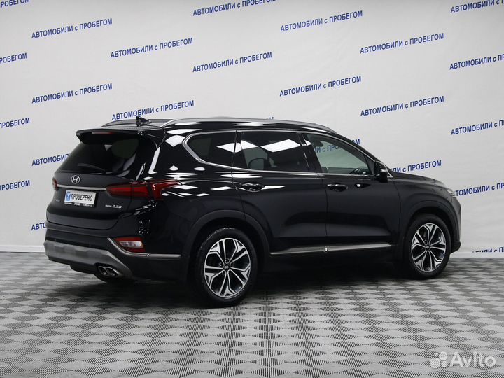 Hyundai Santa Fe 2.2 AT, 2019, 92 634 км