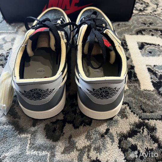 Кроссовки Jordan 1 Low OG EX Black Smoke Grey