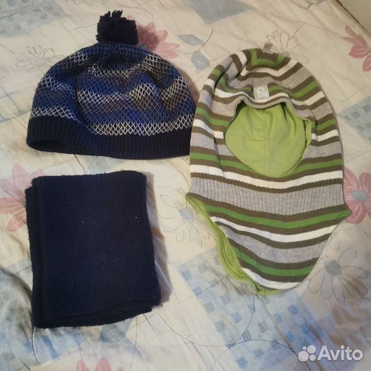 Шлем зимний для мальчика, 50 размер