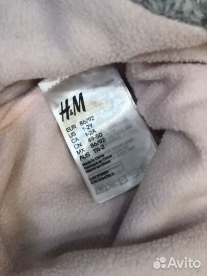 Комплект шапка и варежки