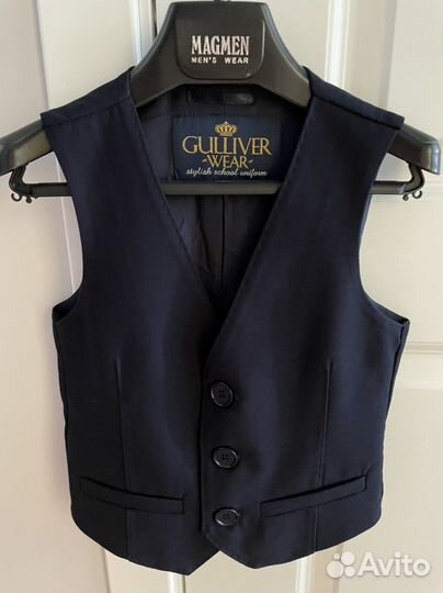 Жилетка школьная Gulliver р.128