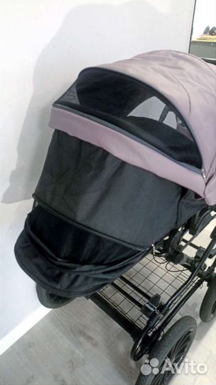 Коляска 2 в 1 Riko Basic большие колёса