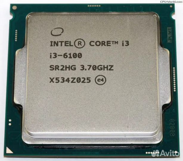 1151 Intel Core i3-6100 Skylake (3700MHz 3mb)