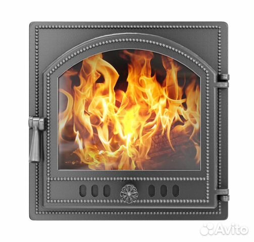 Дверка везувий каминная 205 (Антрацит)