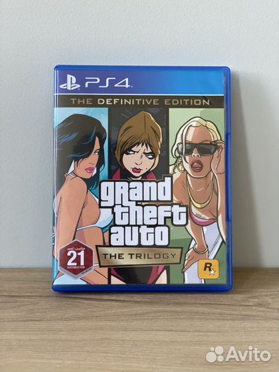 Диск Grand Theft Auto The Trilogy PS4