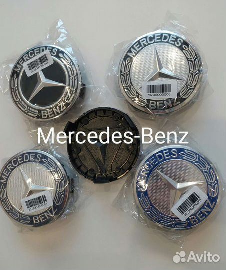 Колпачки заглушки Мерседес Mercedes