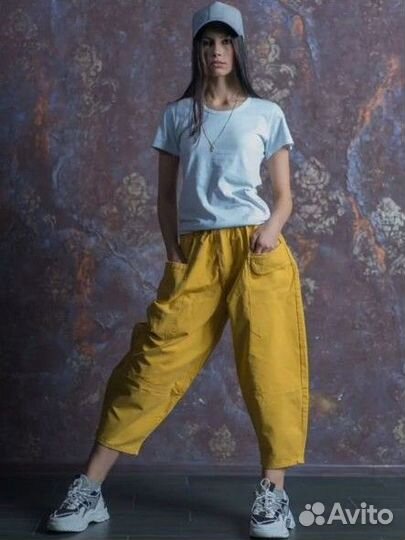 Джинсы багги