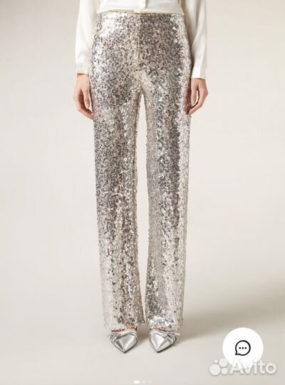 Брюки в пайетках calzedonia