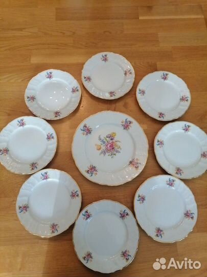 Тарелки Бернадотт. Чехия. Блюдца