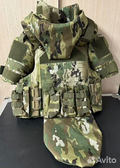 Бронежилет плитник бр5 + баллистика, напашник, шея
