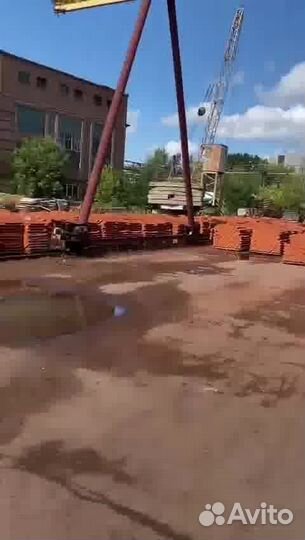 Кирпич полнотелый М125 рядовой, в поддонах