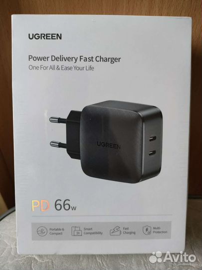 Зарядка 66w ugreen