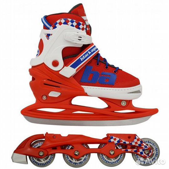 Коньки ролики 2 в 1 раздвижные 39-42