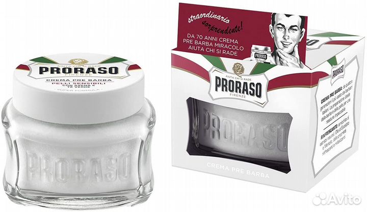 Крем до бритья Proraso 100 мл, 4 вида