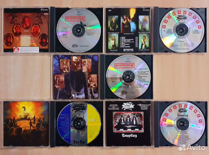 Зарубежный рок. CD диски с буклетами