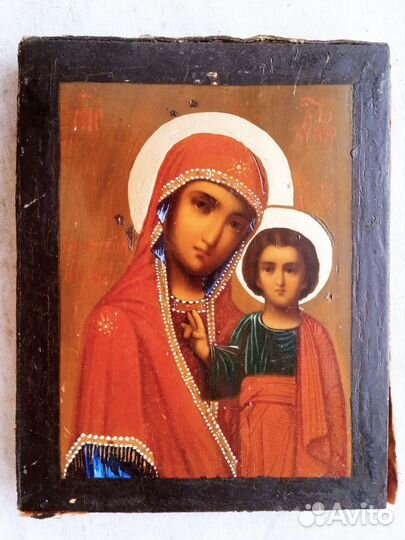 Икона казанская божья матерь, 19 век