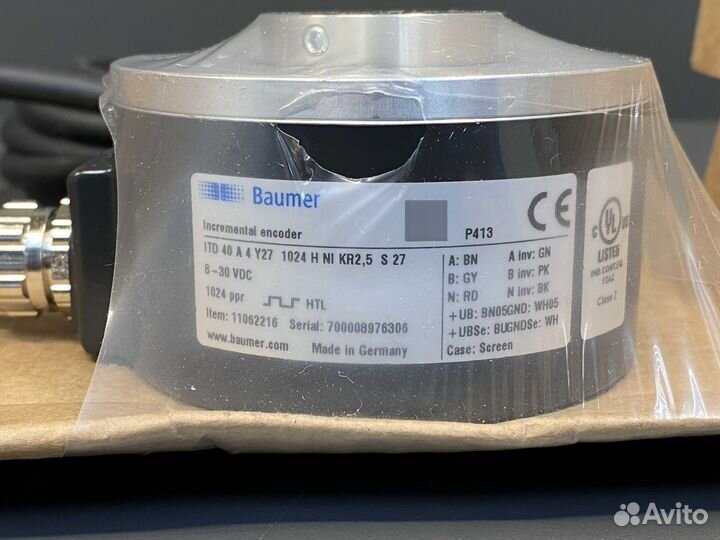 Baumer ITD40A4Y271024hnikr2.5S27 новый, 1 шт