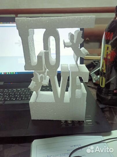 Свадебный декор из пенопласта