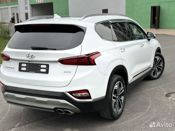 Hyundai Santa Fe 2.0 AT, 2018, 100 000 км