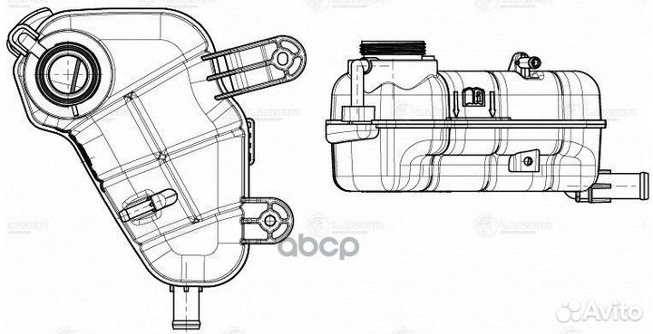 Бачок расширит. охл. жидкости для а/м Chevrolet