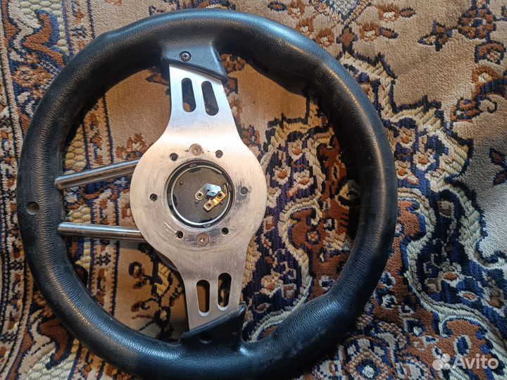 Спортивный руль с переходником