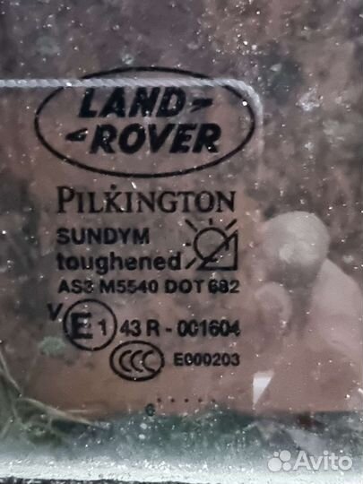 Стекло заднее правое Land Rover Freelander 2