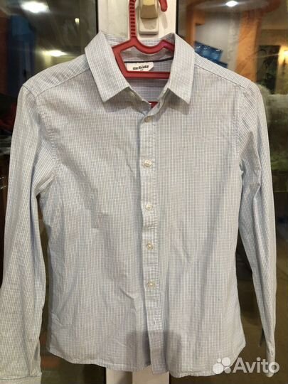 Рубашки школа на мальчика р.122-134
