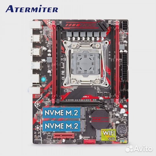 Atermiter X99 D4 + Xeon 12/24 ядер + DDR4 16 Гб