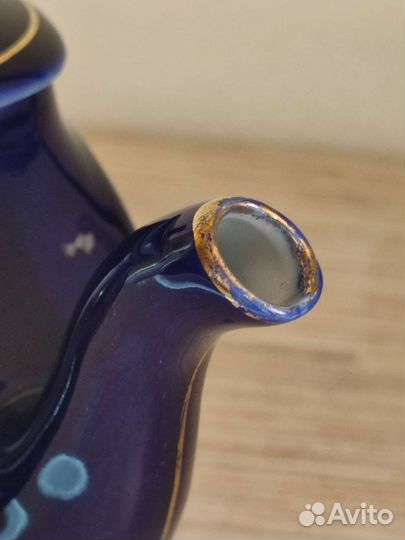 Чайник заварочный. Кобальт. Гжель