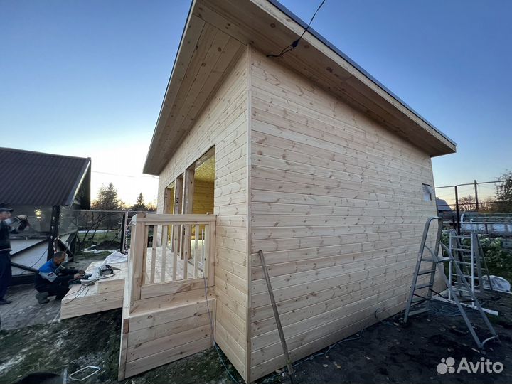 Строительство каркасных домов, террас, бань