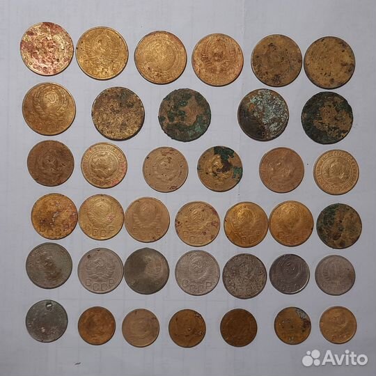 Набор монет раннего СССР