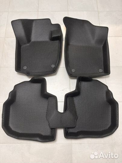 3d коврики eva с бортами Skoda Rapid